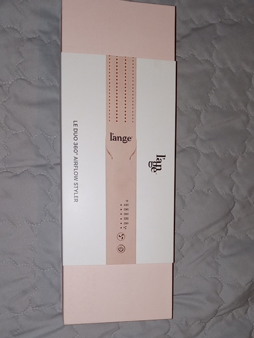 Lange LE DUO 360° Airflow Styler in Blush Pink with Matching Sectioning Clips - Picture 2 of 4